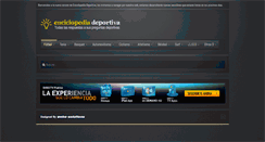 Desktop Screenshot of enciclopediadeportiva.com